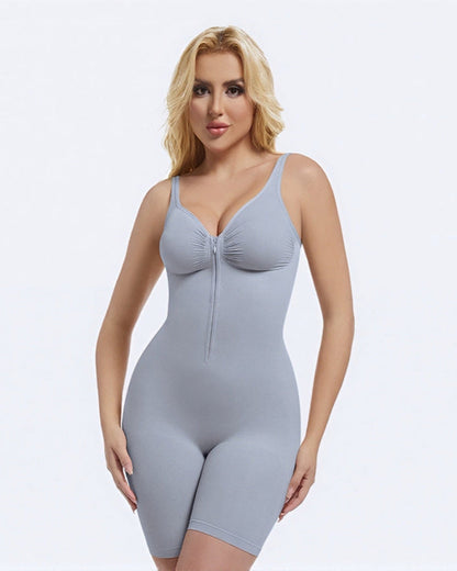 Women's Tummy Control Zip Bodysuit